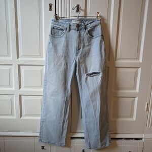 Abercrombie & Fitch Light Wash High Rise Jeans